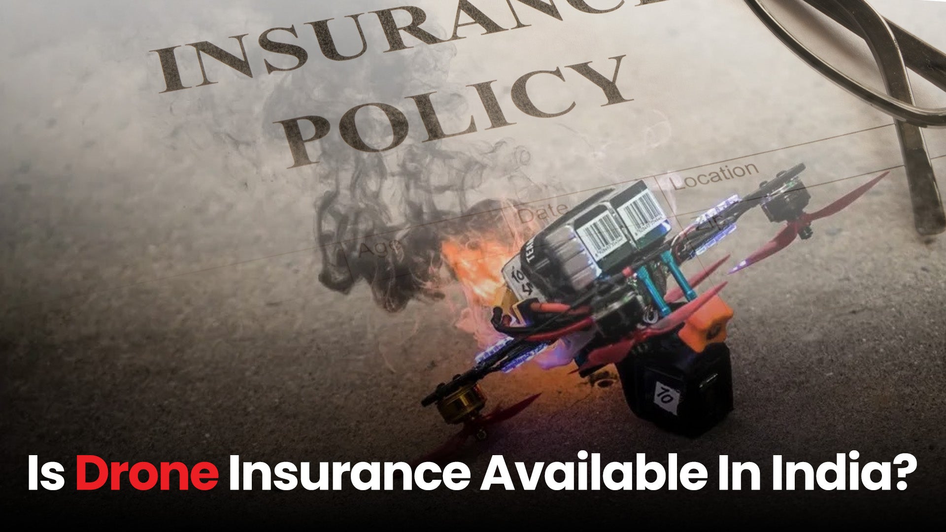 Types of drone insurance available in India