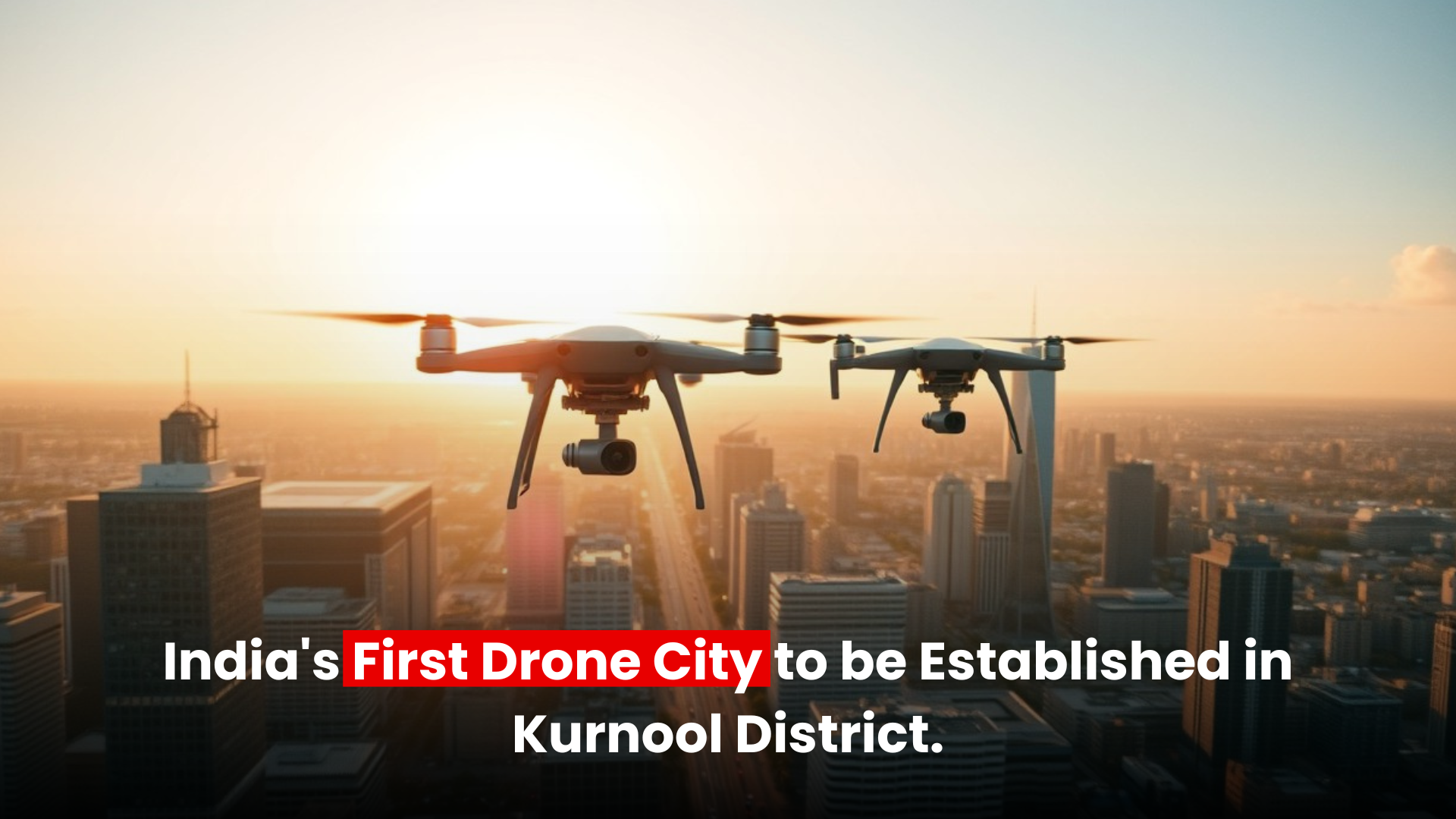 India's First Drone City to Rise in Kurnool District