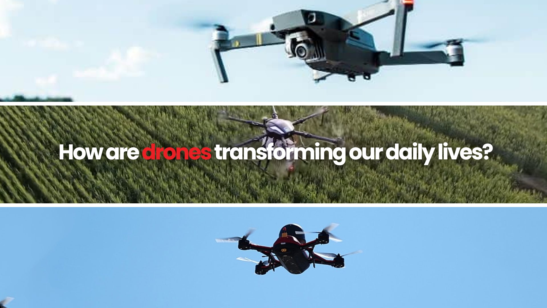 How are drones transforming our daily lives?