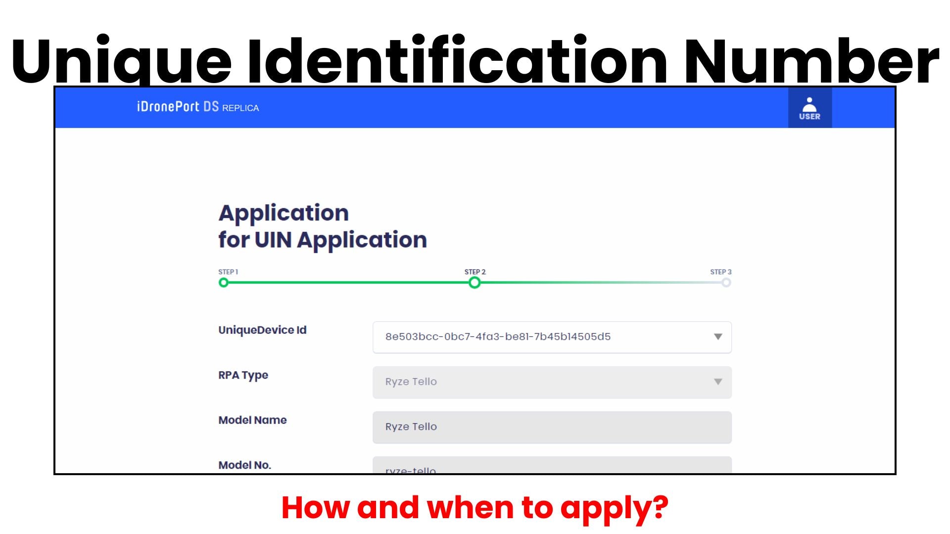 Unique Identification Number (UIN)