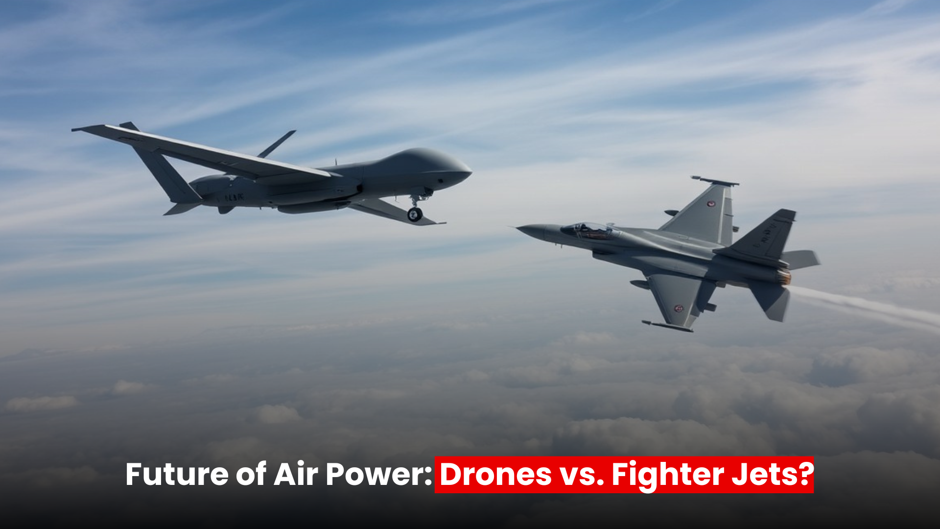 Future of Air Power: Drones vs. Fighter Jets