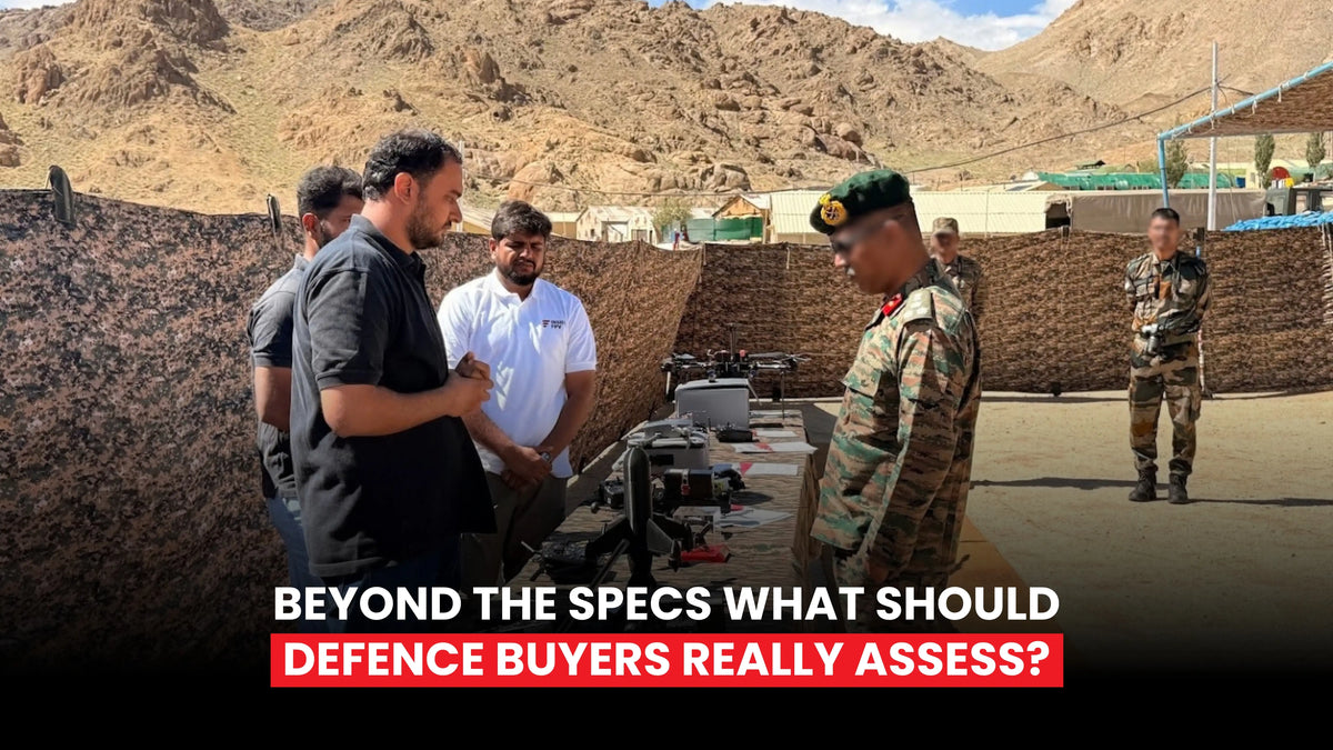 Defence Drone Procurement Checklist: What Indian Buyers Should Assess Beyond Flight Time and Range