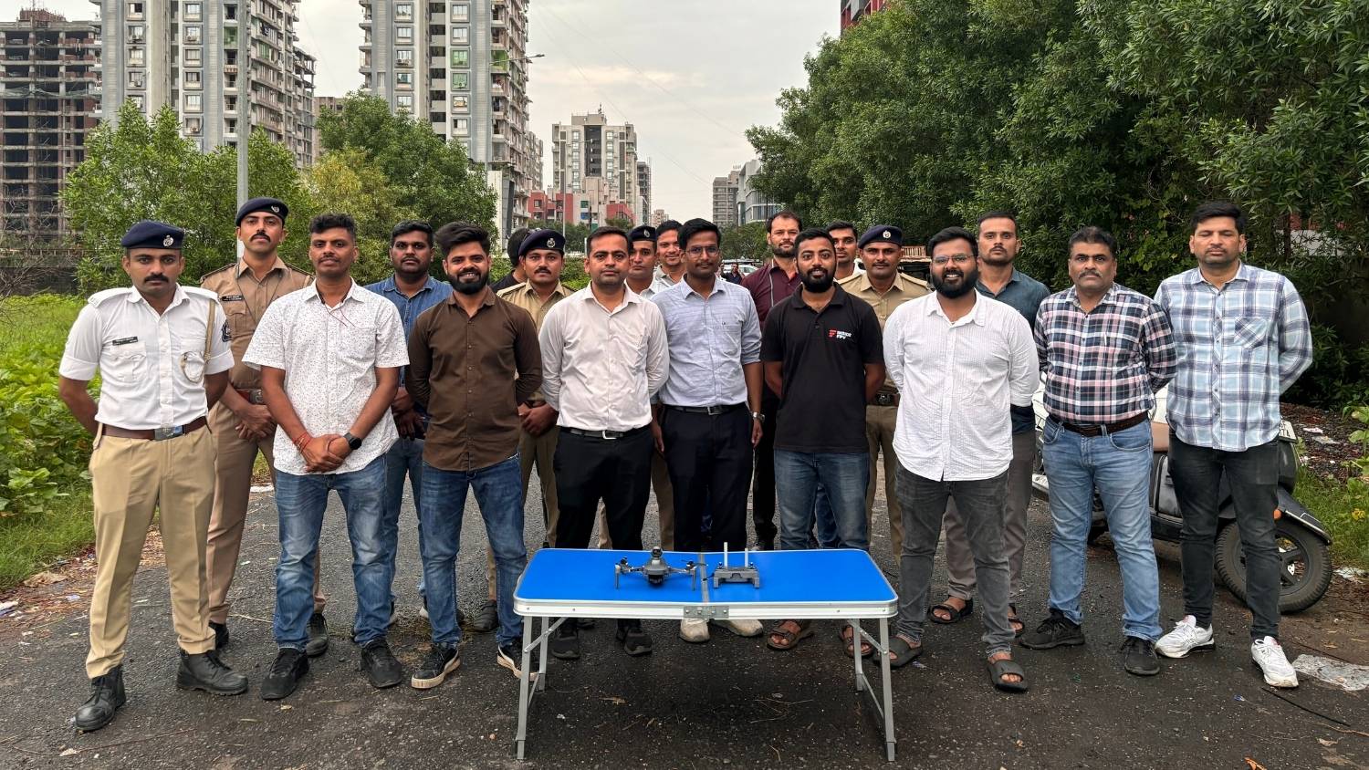 Gujarat Police using aerial surveillance to ensure public safety