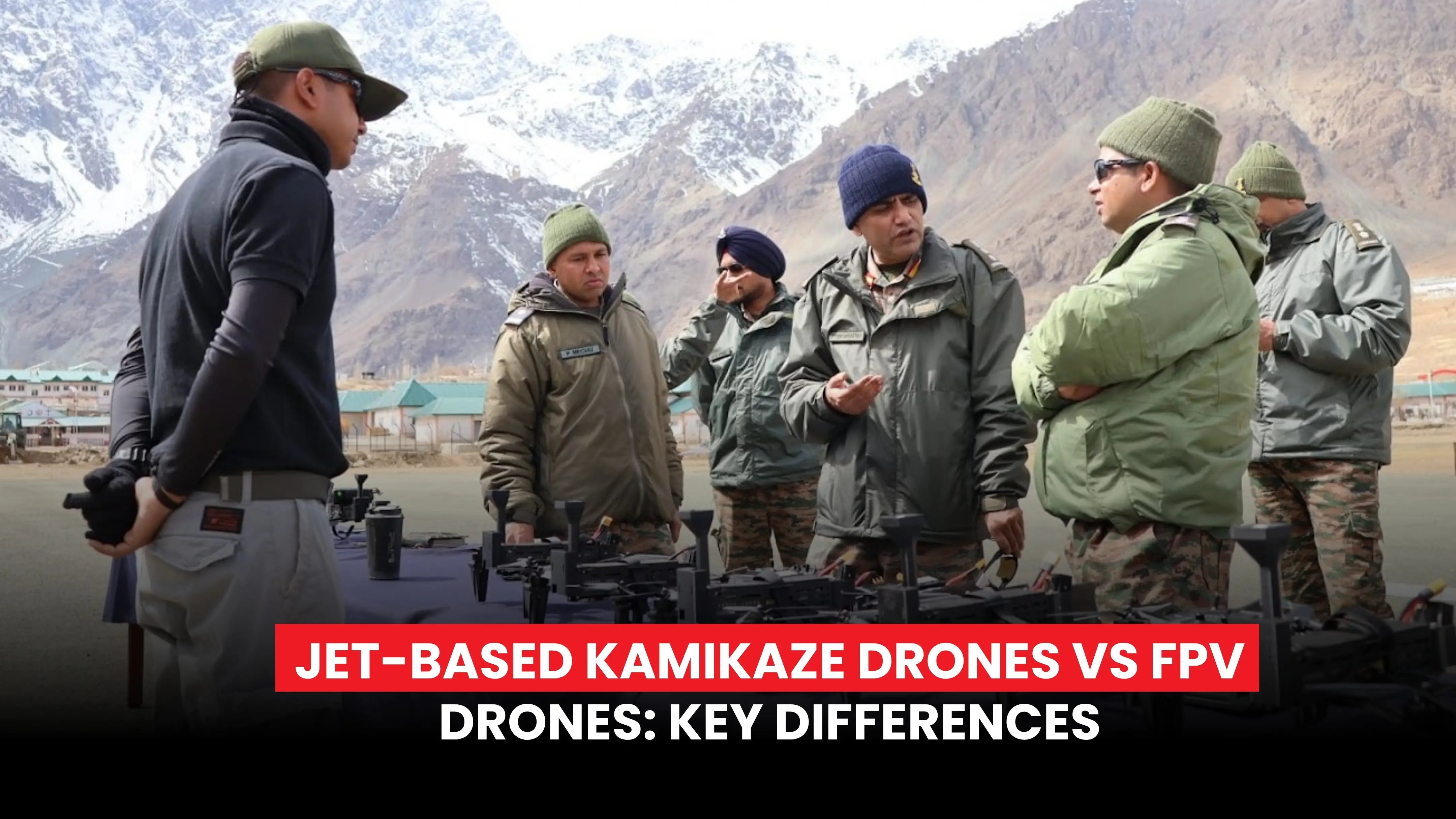 jet-powered kamikaze drone, FPV kamikaze drone, one-way attack drone, kamikaze drone cost India