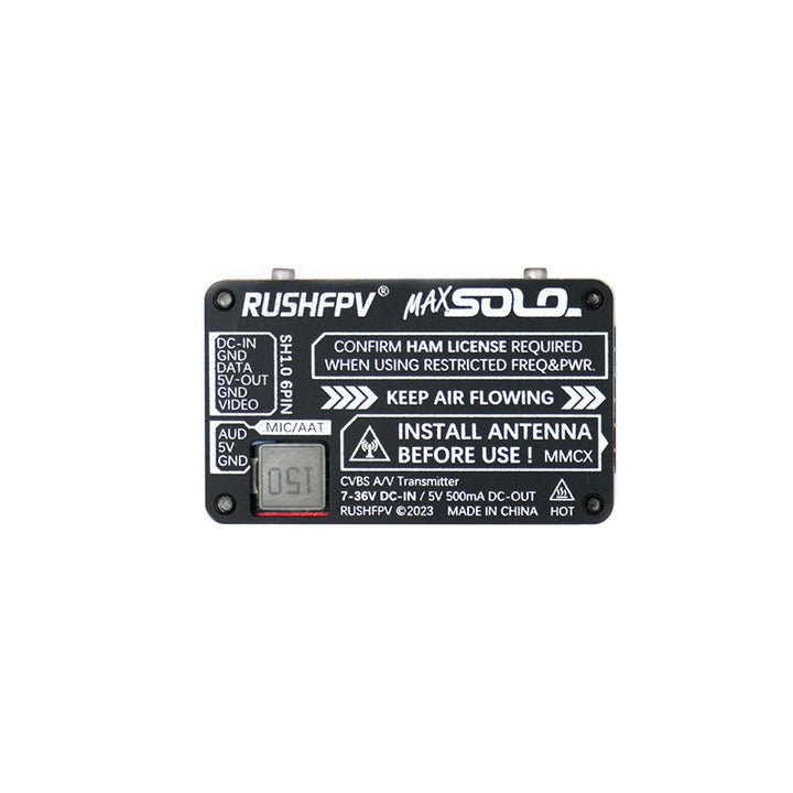 RUSH MAX SOLO XBAND 4.9G VTX 2.5W