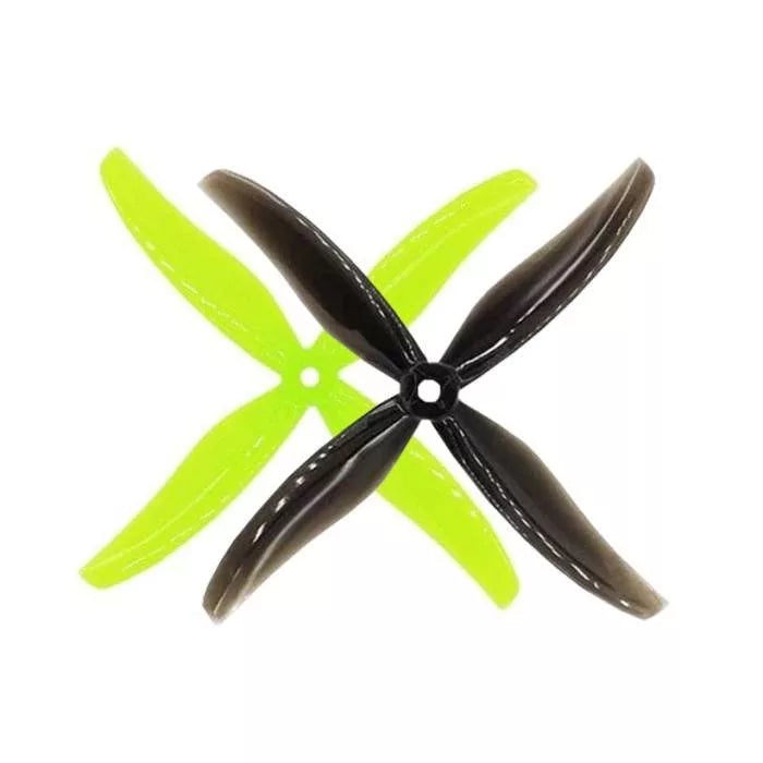 Gemfan Hurricane 6038 4-Blade Propeller Midnight Gray PC (2L+2R) insideFPV Propeller Propellor and Tools