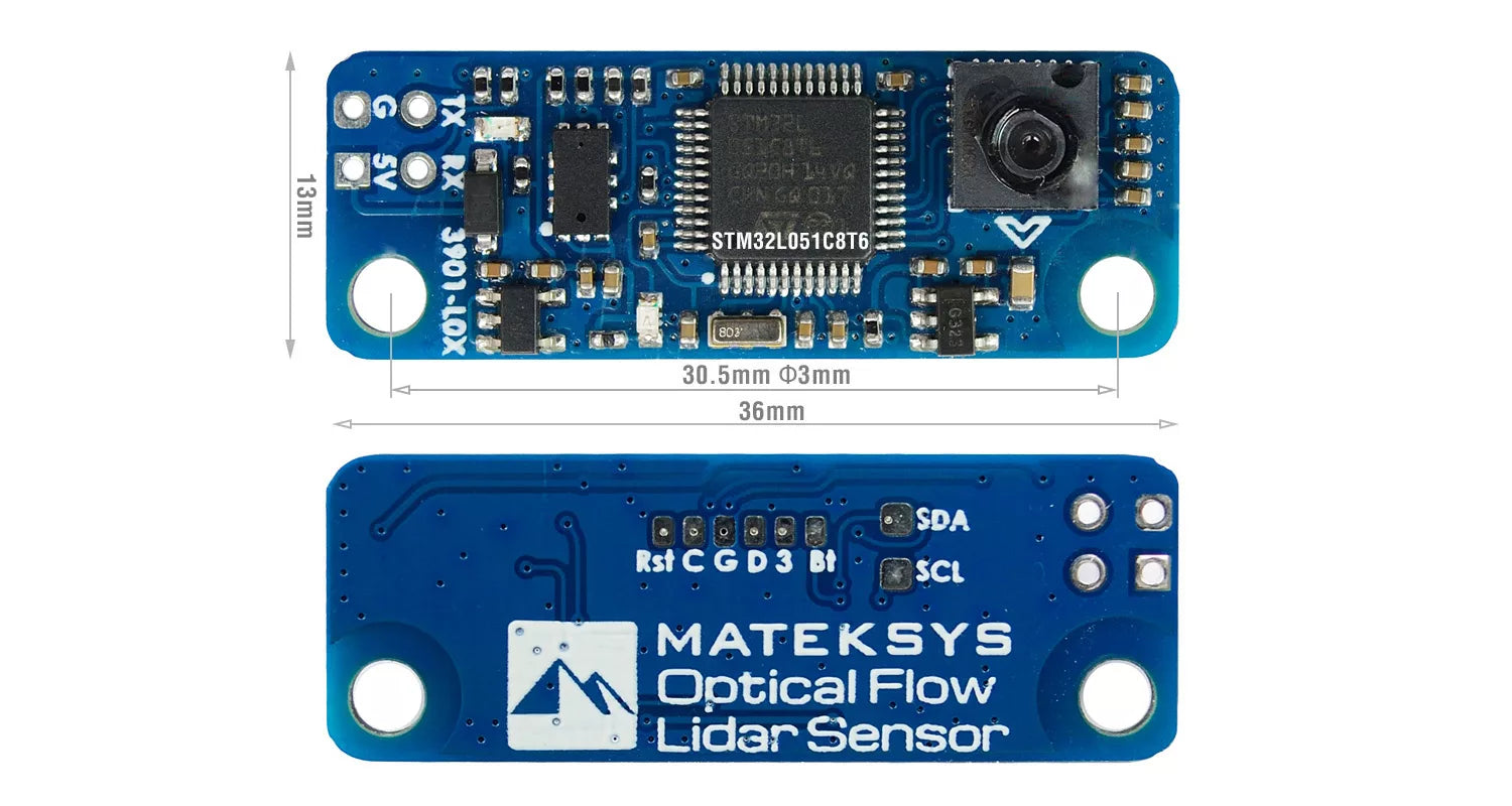 Matek Systems Optical Flow &amp; Lidar Sensor 3901-LOX