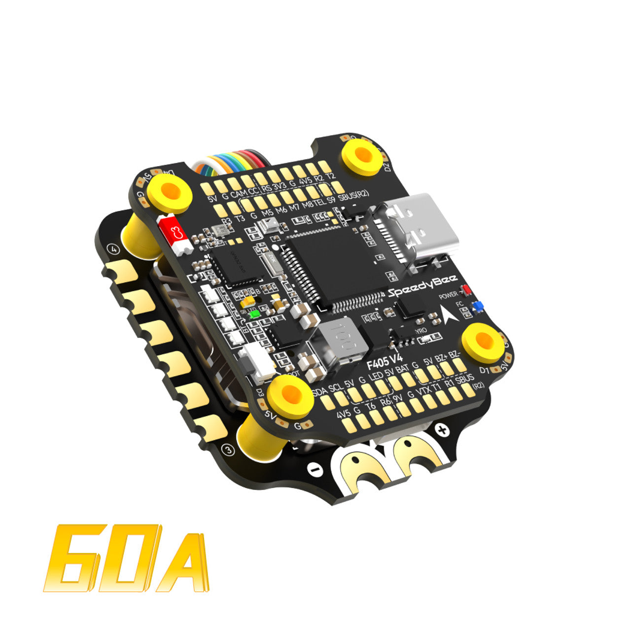 SpeedyBee F405 V4 BLS 60A 30x30 FC&ESC Stack insideFPV Electronics Stack