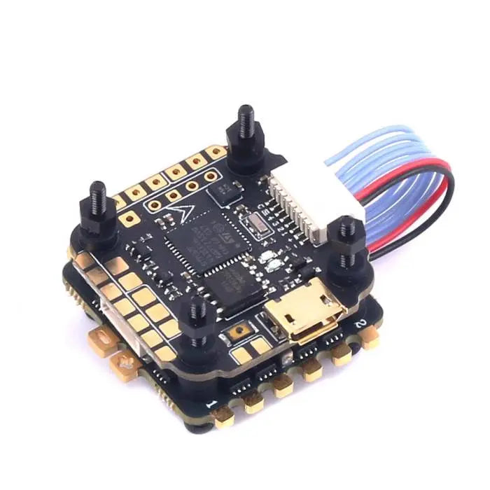 Skystars Fly Stack - F411 Mini HD FC + KO40 40A BLHeli_S 3-6S 4-in-1 ESC - 20x20 insideFPV Electronics Stack