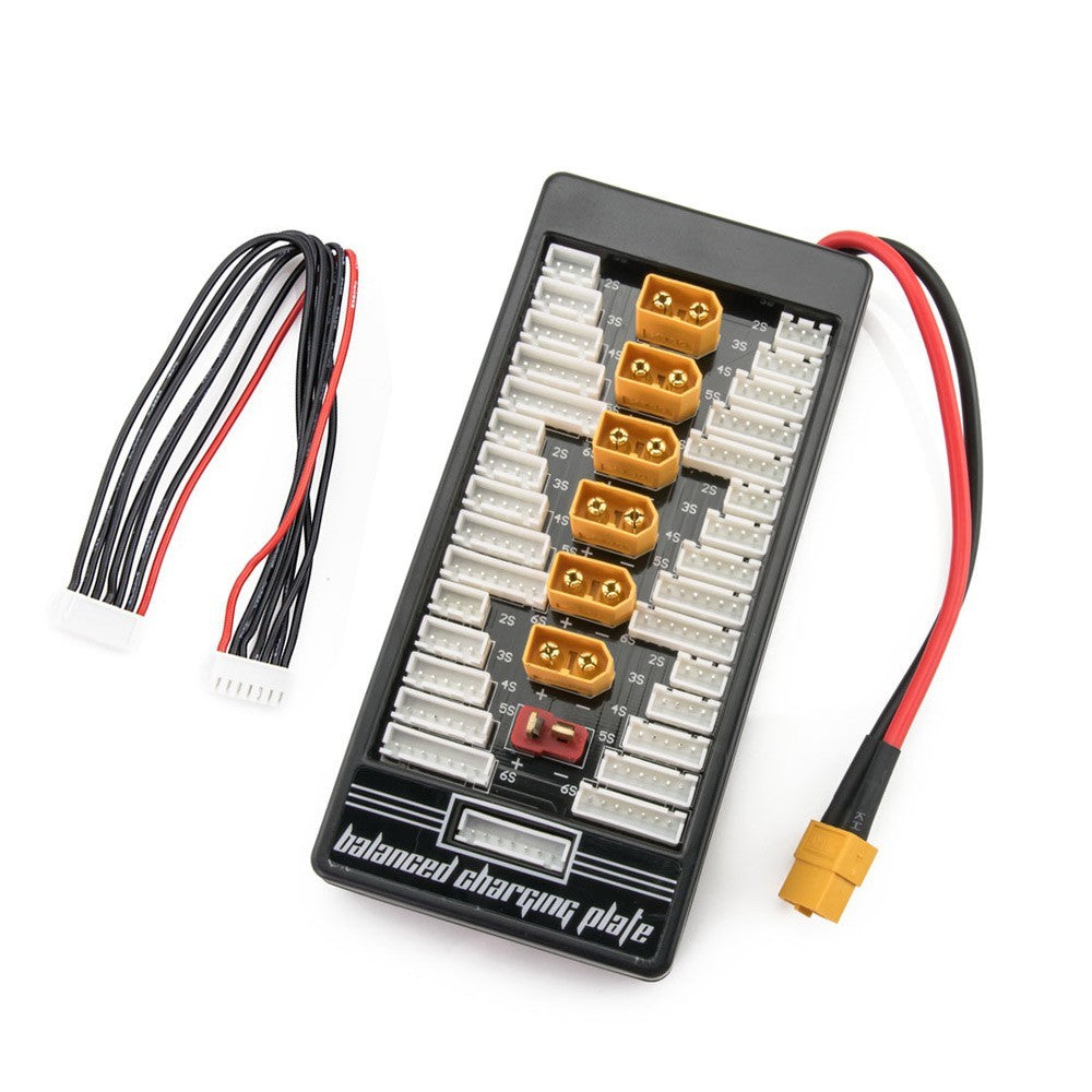 Parallel charging Board for packs 2~6S (XT60-Male) with Xt60 Female