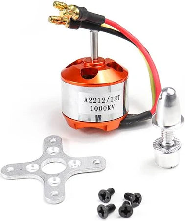 A2212 1000 KV BLDC Brushless DC Motor for Drone (Soldered Connector)