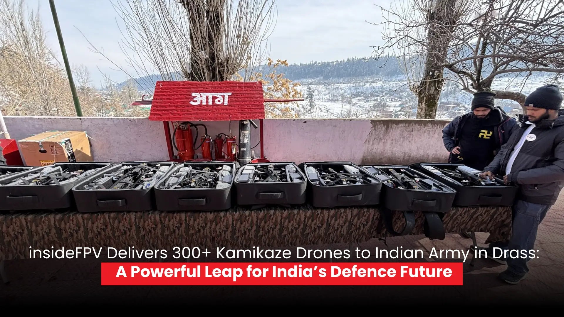 insideFPV kamikaze drones deployed in Drass Ladakh Indian Army high altitude