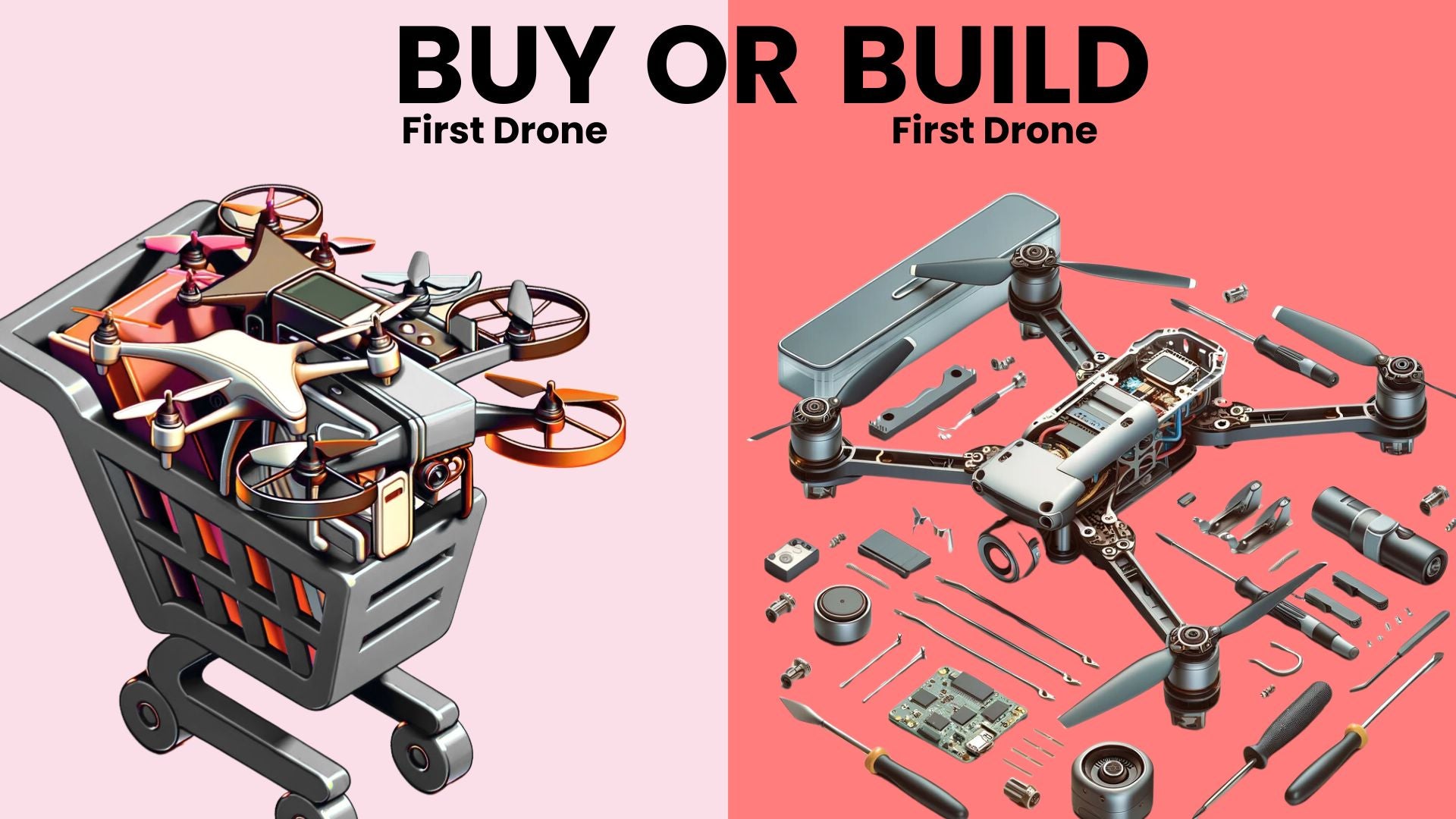 Should you build or buy your first drone?