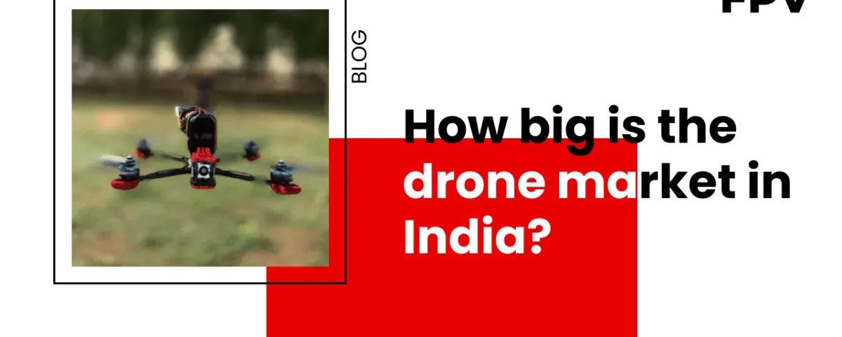How big is the drone market in India?