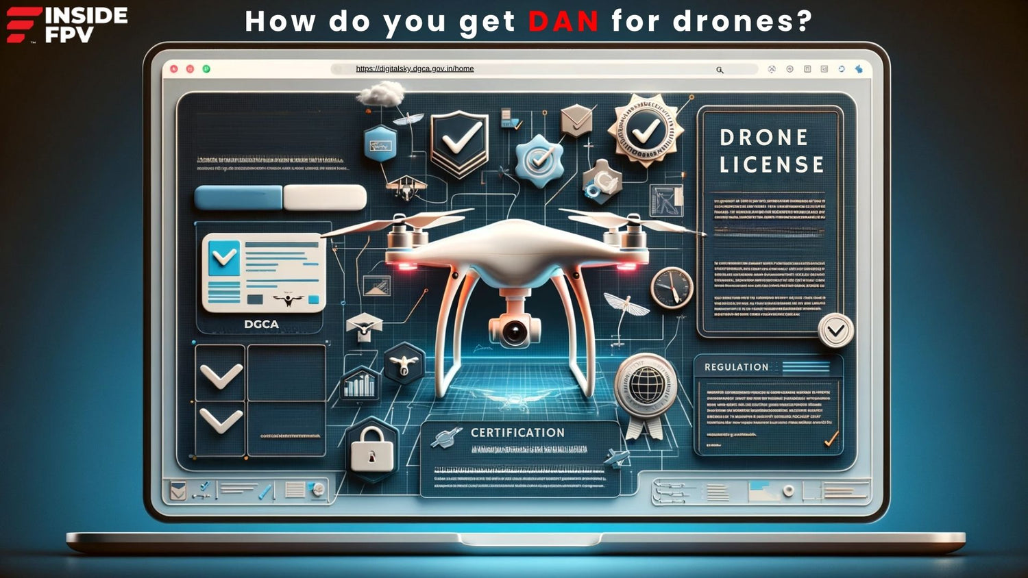 How do you get DAN for drones?