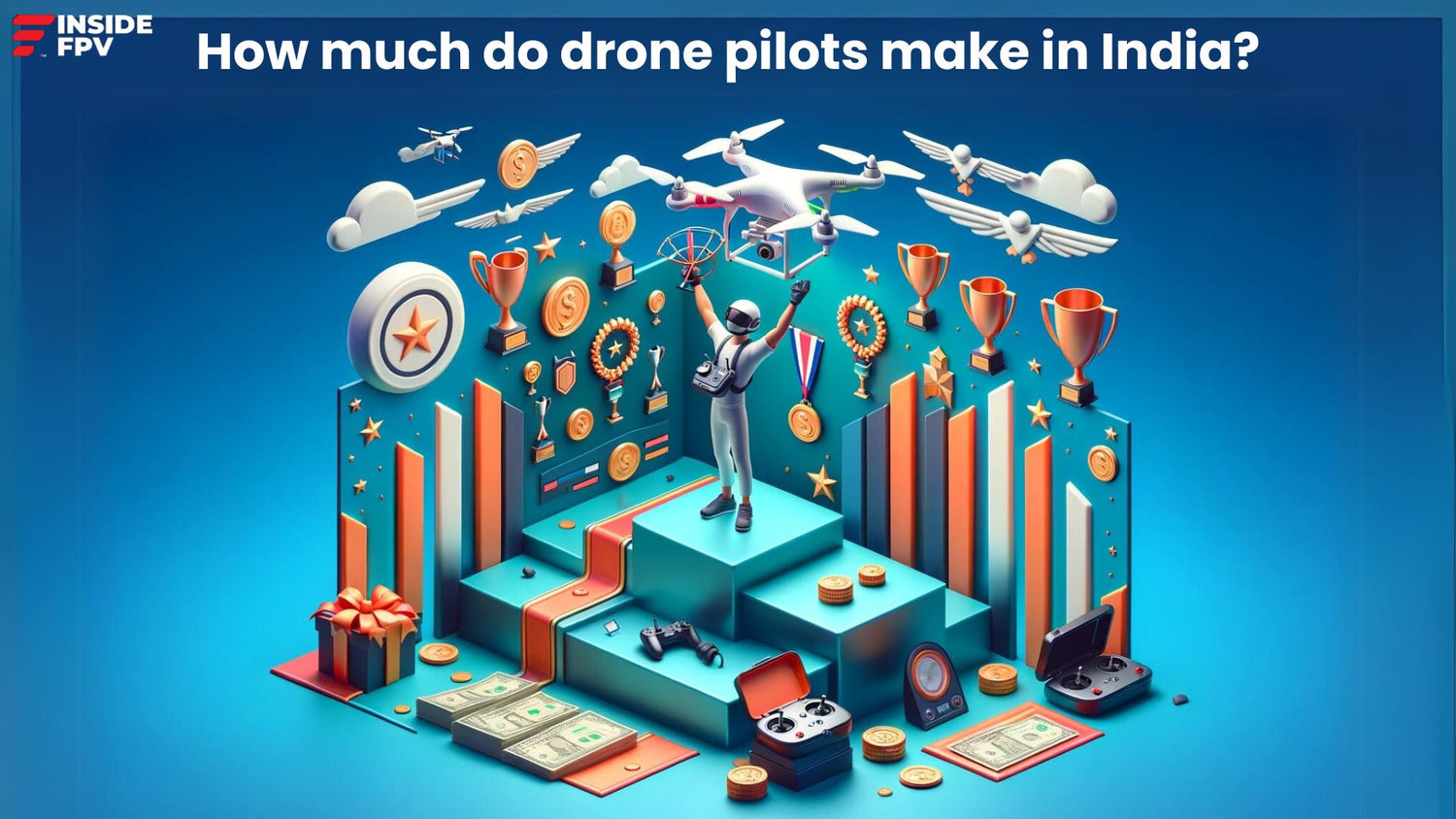 How much do drone pilots make in India?