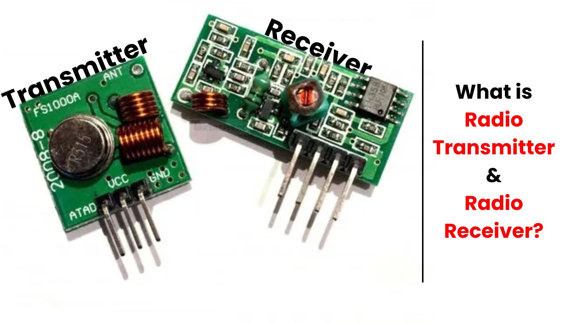 What is a Radio Transmitter and a Radio Receiver?