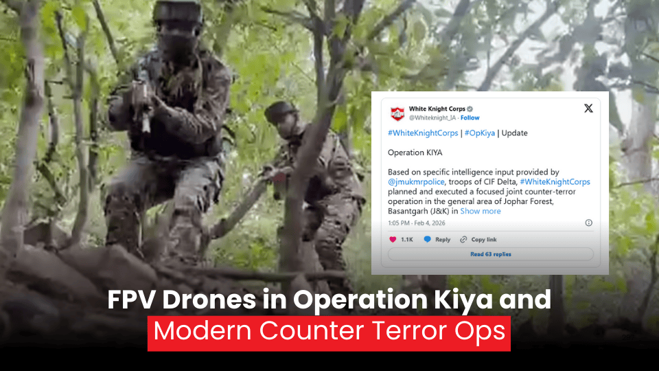 FPV Drones in Operation Kiya and Modern Counter Terror Ops