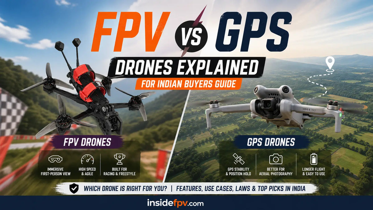 FPV vs GPS Drones: What’s the Difference?