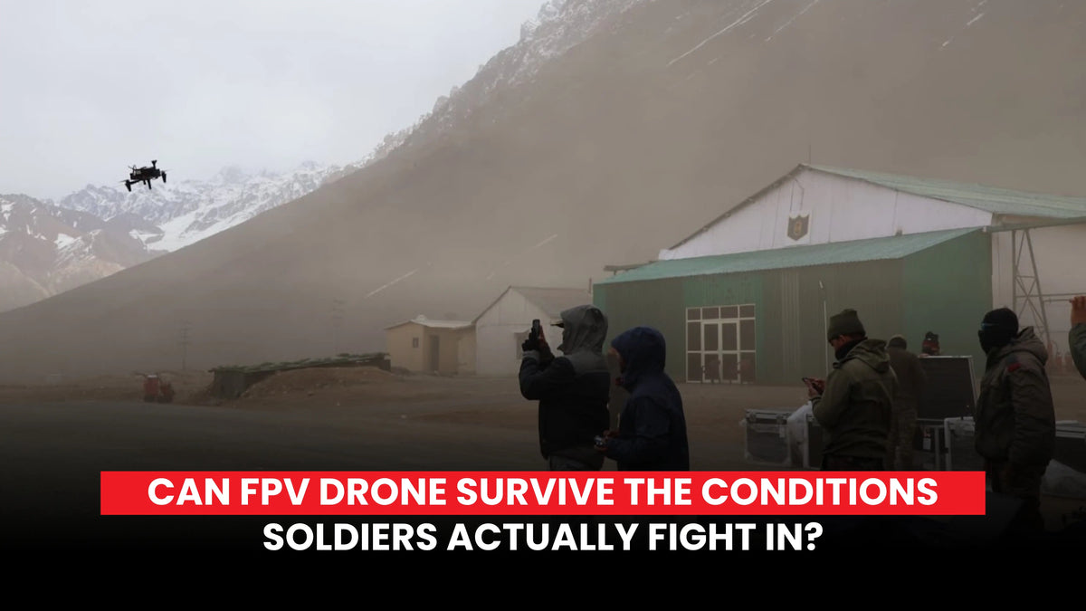 What Evaluation Trials Look Like for Military FPV Drones in India