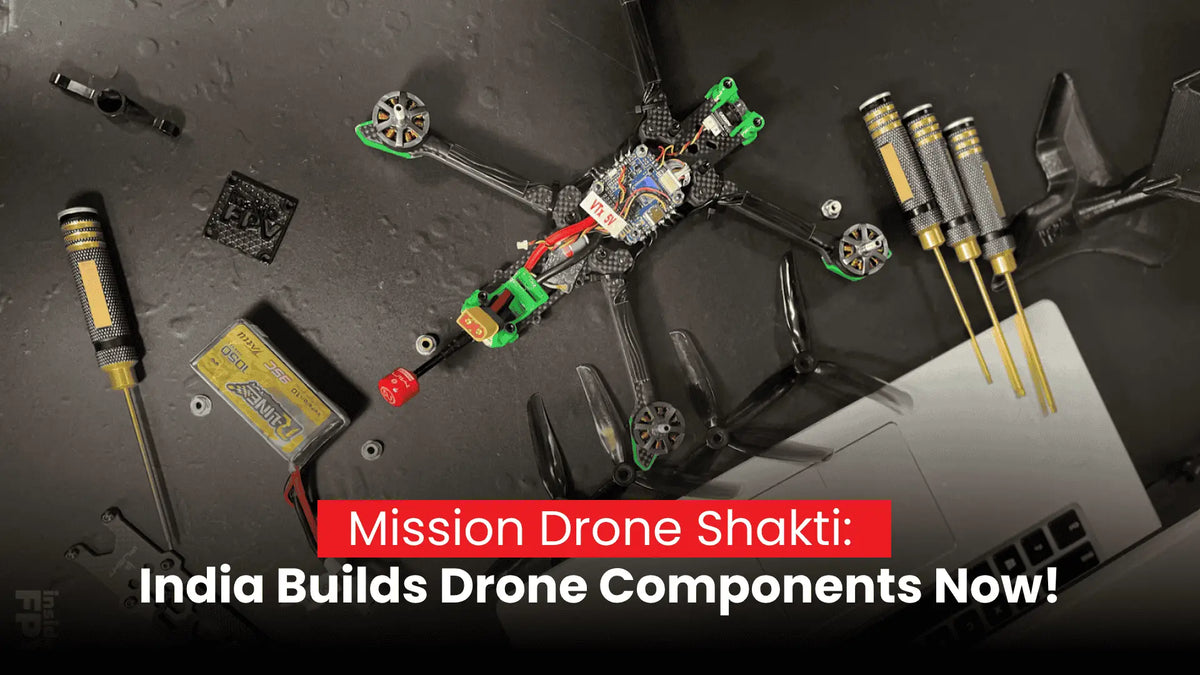 Mission Drone Shakti: India Builds Drone Components Now