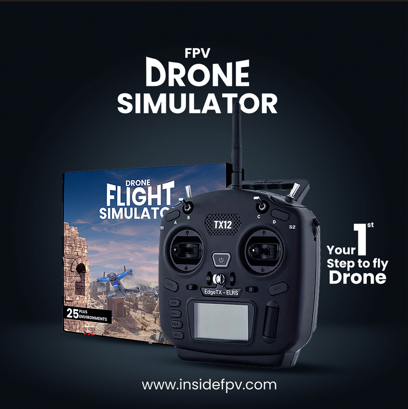 Rookie Bundle – FPV Drone Flight Simulator & Remote Controller Kit