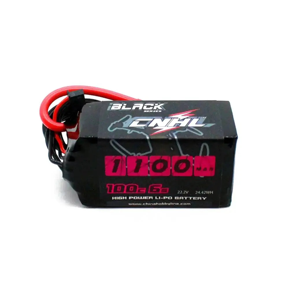 CNHL Black Series 1100mAh 22.2V 6S 100C Lipo Battery with XT60 Plug insideFPV Batteries and Chargers LiPo Battery