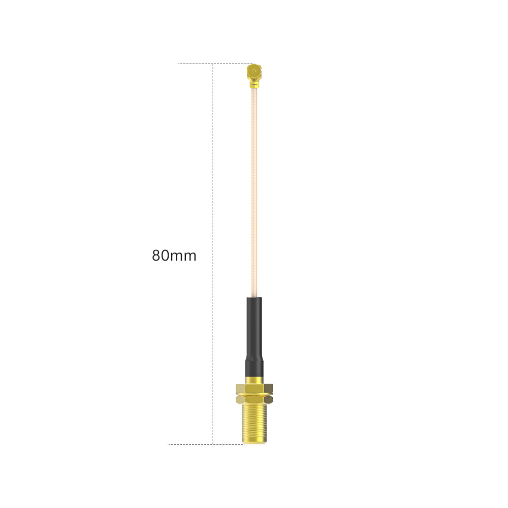 iFlight UFL to SMA Female Adapter 80mm Cable