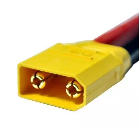 SafeConnect XT90 Plug Male 10AWG 10cm Tall with Housing