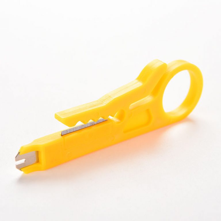 Wire Stripper Flat Nose Cable Cutter with Practical Punch Down Tool