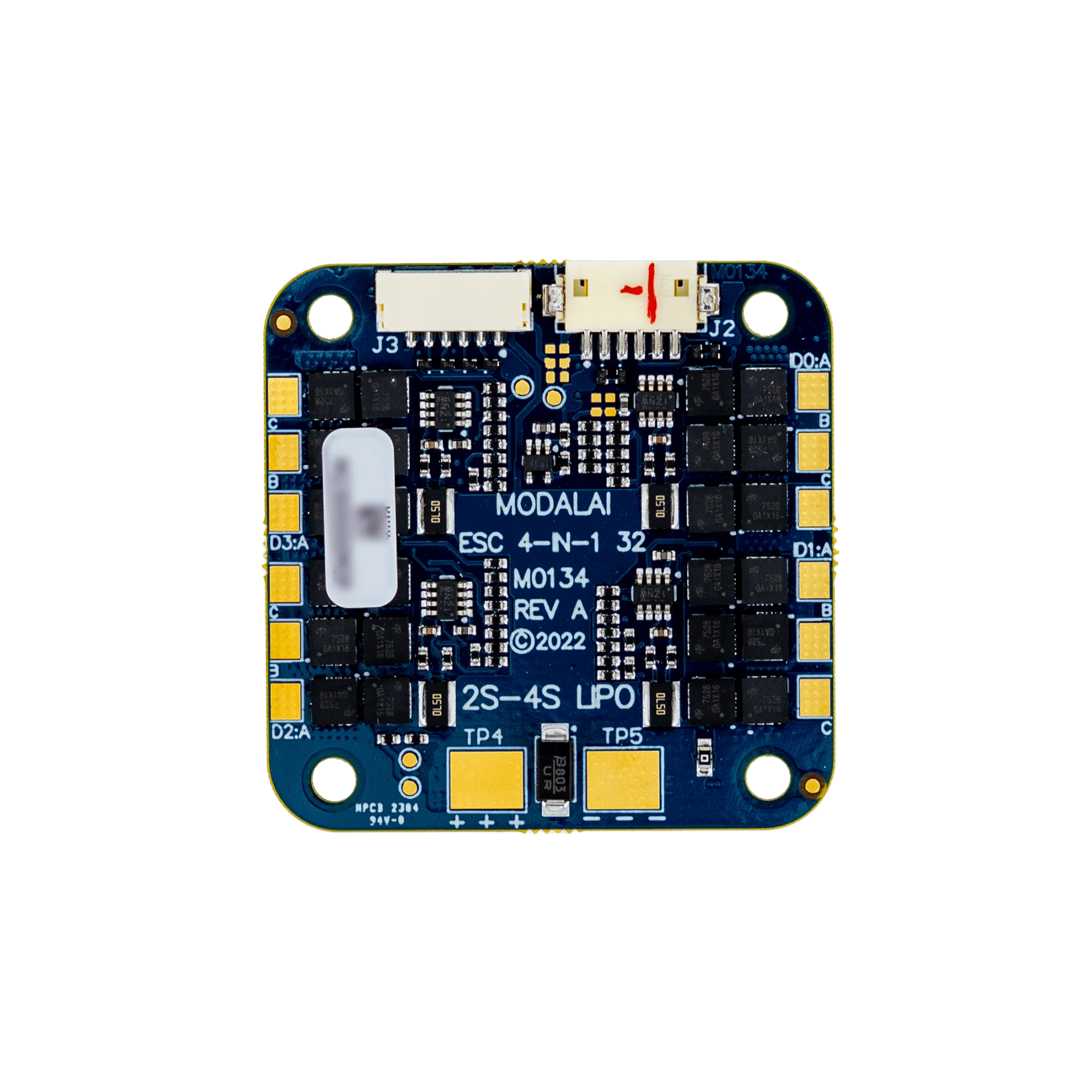 VOXL ESC v2 – 4-in-1 Digital I/O ESC with UART Communications (Digital ESC for PX4 / VOXL / VOXL 2)